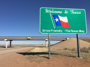 welcome to texas sign